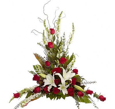 Red Rose and White Lily