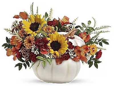 Enchanted Harvest in White Pumpkin