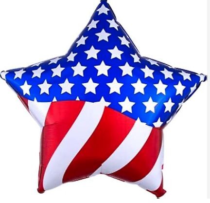 American Flag -Mylar Balloon