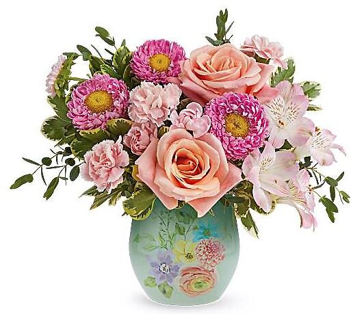 Watercolor Garden Bouquet